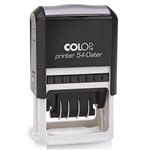 COLOP P54D CUSTOM MADE STAMP DATER SELF INKING 50 X 40MM BLACK