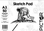 PICTOR SKETCH PAD A3 50 LEAF 110GSM