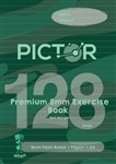 PICTOR PREMIUM A4 128 PAGE EXERCISE BOOK 8MM RULED 70GSM ALIEN