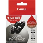 CANON PGI650XLBKTWIN INK CARTRIDGE HIGH YIELD PACK 2
