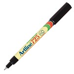 ARTLINE 725 PERMANENT MARKER BULLET 04MM BLACK
