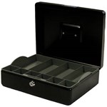 ESSELTE CLASSIC CASH BOX 300 X 230 X 90MM SIZE 12 BLACK