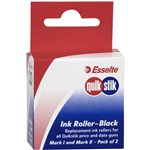 QUIKSTIK MARK III PRICING GUN REPLACEMENT INK ROLLER BLACK PACK 2