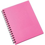 SPIRAX 512 NOTEBOOK 7MM RULED HARD COVER SPIRAL BOUND A4 200 PAGE PINK