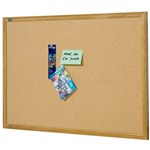 QUARTET CORKBOARD 890 X 580MM OAK FRAME