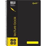QUILL LECTURE BOOK A4 SIDE OPEN 140PG Q906