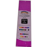RAINBOW CREPE PAPER 500MM X 25M FLURO LILAC