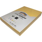 RAINBOW COLOURED A3 COPY PAPER 80GSM 500 SHEETS LEMON YELLOW