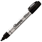 SHARPIE PRO METAL PERMANENT MARKER CHISEL 40MM BLACK