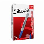SHARPIE MARKER PERM FINE BLUE