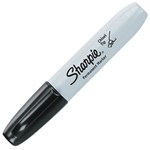 SHARPIE PERMANENT MARKER CHISEL 5MM BLACK