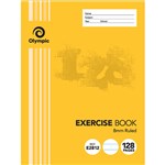 OLYMPIC E2812 EXERCISE BOOK 8MM FEINT RULED 55GSM 128 PAGE 225 X 175MM