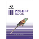 OLYMPIC P523 PROJECT BOOK 8MM RULED 90GSM 24 PAGE 335 X 240MM
