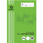 OLYMPIC D184I EXERCISE BOOK 18MM DOTTED THIRDS 55GSM 48 PAGE A4
