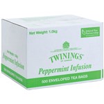TWININGS PEPPERMINT ENVELOPE TEA BAGS CARTON 500