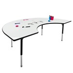 CREATIVE KIDS DRY ERASE SURFACE JELLYBEAN TABLE TOP ONLY