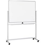 INITIATIVE MOBILE MAGNETIC WHITEBOARD 1200 X 900MM