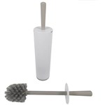 COMPASS TOILET BRUSH PLASTIC WHITEGREY