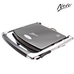 NERO SANDWICH PRESS STAINLESS STEEL 4 SLICE BLACK