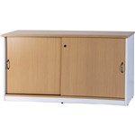 YS DESIGN OXLEY CREDENZA 1500 X 450 X 730MM OAKWHITE