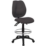 SABINA DRAFTING CHAIR HIGH BACK BLACK