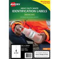 Heavy Duty Inkjet Labels